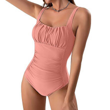 Costum de baie dintr-o singură piesă pentru femei, culoare uni