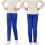 Barne Yogaleggings Ensfarget Fuzzy Fleeceforet Elastisk 7