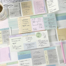 Folhas decorativas retrô estéticas de papel de scrapbook vintage