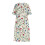 Damen-Midikleid mit Blumenmuster, gesmokter Taille und 4