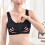 Elabch Plus Size Bøjlefri Bh Sort Fuld Dækning 3