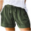 Short décontracté grande taille pour femme avec taille élastique et 2