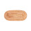 Oval woven bread and fruit basket large wicker 2