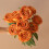 Rose di seta vintage con steli (10 teste) 3