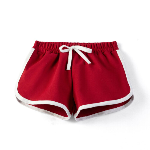 Kindershorts, einfarbig, lässige Sporthose 1