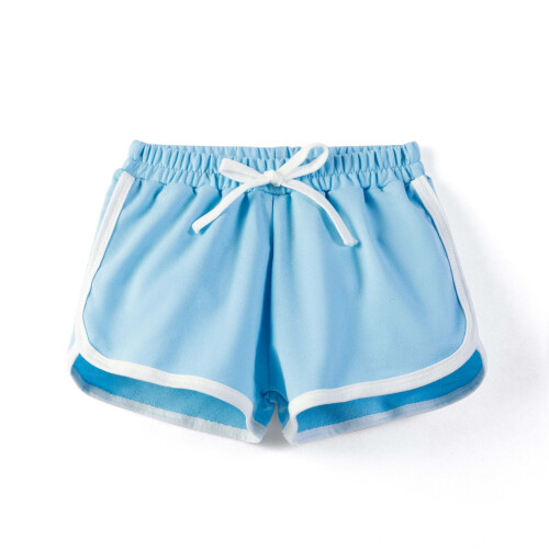 Kindershorts, einfarbig, lässige Sporthose 1