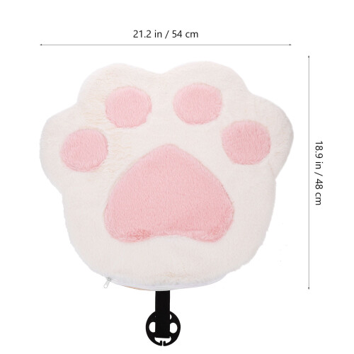 Paw Plush bilsædehynde vinter kontorstolpude 1