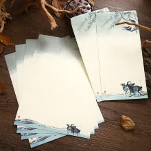 Retro Kawaii Envelopes Set 2PC Compatible with Standard