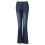 Damejeans med brede ben og stretch, højtaljede 5