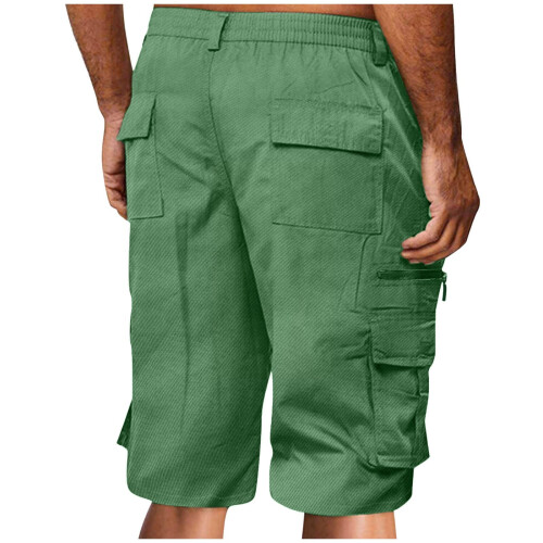 Short cargo pour homme, léger, à séchage rapide, longueur genou 2