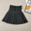 Jupe plissée décontractée pour filles, taille élastique, coupe trapèze, 2-7 ans 2