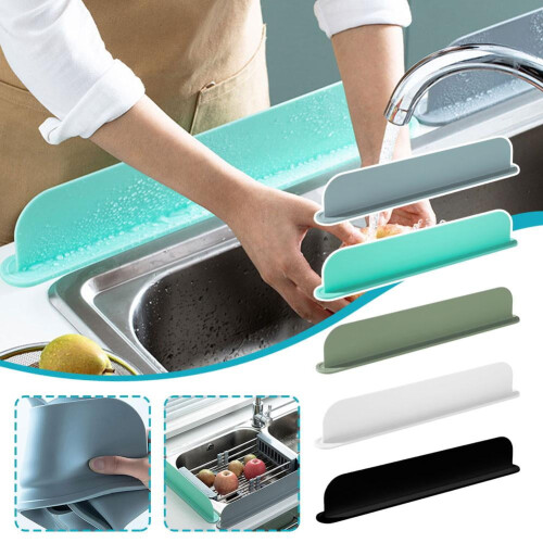 Προστατευτικό πιτσιλίσματος σιλικόνης για νεροχύτη κουζίνας 1 τεμάχιο 2