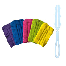 Recharges pour plumeau en polaire lavables et réutilisables, lot de 5