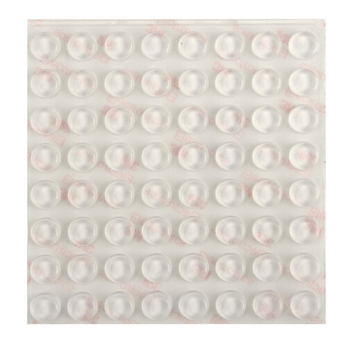 Junta de amortecimento de silicone para vidro (1 peça) 1