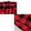 Buffalo Check Plaid Window Valance White Black Farmhouse 6