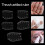 Régua para Design de Sobrancelhas em PVC Reutilizável (1 peça) 4