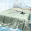 Silk Bedding Set Solid Color Washable 4-Piece 3