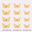 Vlinder Muurstickers 3D Metaal Hol 12-pack 3