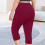 Plus Size Capri-Yogahose, 7/8-Länge, hoher Bund 5