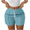 Kurze, enge Damen-Shorts mit elastischem Bund und Kordelzug, lässig 2