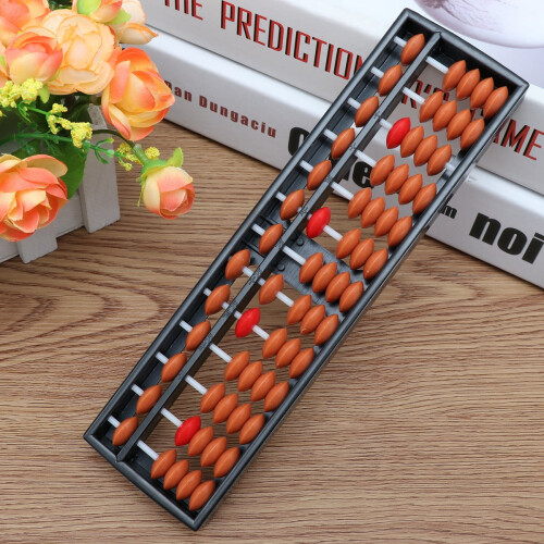 Arithmetic Abacus Beads Chinese Calculator 1 Pc