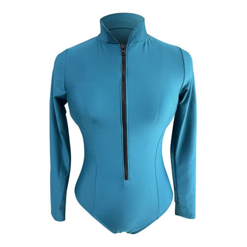 Costume da bagno intero da donna a maniche lunghe1 1