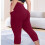 Plus Size Capri-Yogahose, 7/8-Länge, hoher Bund 6