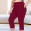 Plus Size Capri-Yogahose, 7/8-Länge, hoher Bund 7