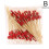 Palillos de bambú con forma de corazón para cócteles (100 unidades) 6