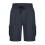 Short cargo homme uni, taille élastique et poches 3
