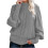Damen-Strickpullover, Grau, Herbst/Winter, Dicker Pullover 1