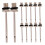 Metalkuglepumpenåle 15 stk. 1,49 x 0,24 x 0,24 tommer 7
