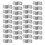 OUNONA Z-offset clips silver iron 50 pcs 3