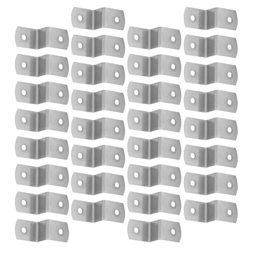 OUNONA Z-offset clips silver iron 50 pcs 2