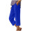 Short capri d'été uni pour femme avec taille élastique 4