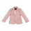 Jungen-Blazer mit Karomuster und fallendem Revers, rosa 1