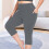 Plus Size7/8 Παντελόνι γιόγκα Capri με ψηλή μέση, γρήγορο στέγνωμα 2