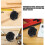 RV Vent Adjusting Knob Plastic Black 2 Pcs 1