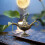 Vintage Boshan incense burner with holder1pc 4