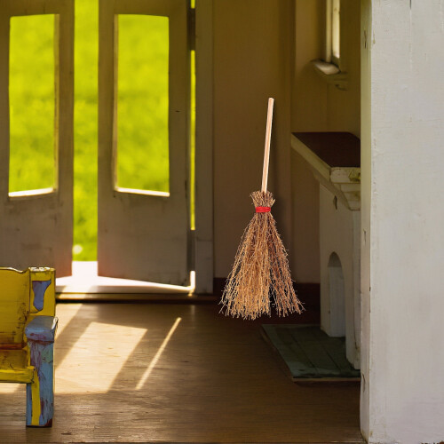 Ensemble de 10 mini balais de sorcière décoratifs 2