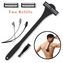 2-in-1 Rückenwäscher und Haarentfernungswerkzeug Black
