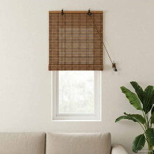 vidaXL Roller Blind Brown 40 x 160 cm Bamboo