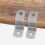 OUNONA Z-offset clips silver iron 50 pcs 6