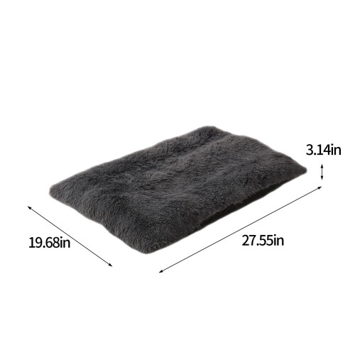 Jacenvly Dog Crate Pad Plush Calming Bed 1 Pack 2