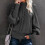 Damen-Strickpullover, Grau, Herbst/Winter, Dicker Pullover 2