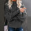 Damen-Strickpullover, Grau, Herbst/Winter, Dicker Pullover 4