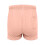 Dame ensfarvede shorts med elastisk talje og snørelommer 4