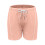 Dame ensfarvede shorts med elastisk talje og snørelommer 5