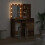 VidaXL vidaXL Dressing Table 2 pcs Brown 50 x 41 x 135 cm Engineered wood 4