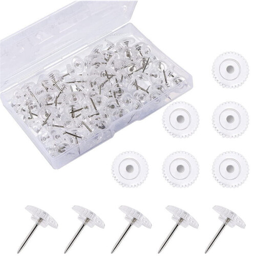 Plastic whiteboard tacks 100 pcs 1